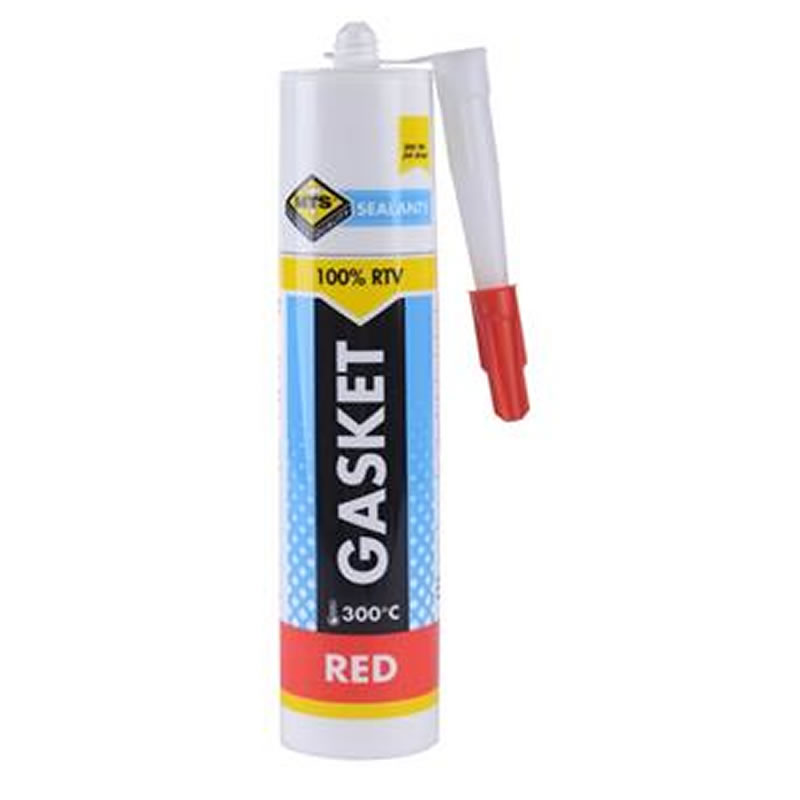 SEALANT - SILICONE MTS GASKET SEALER HEAT RESISTANT RED 260ML